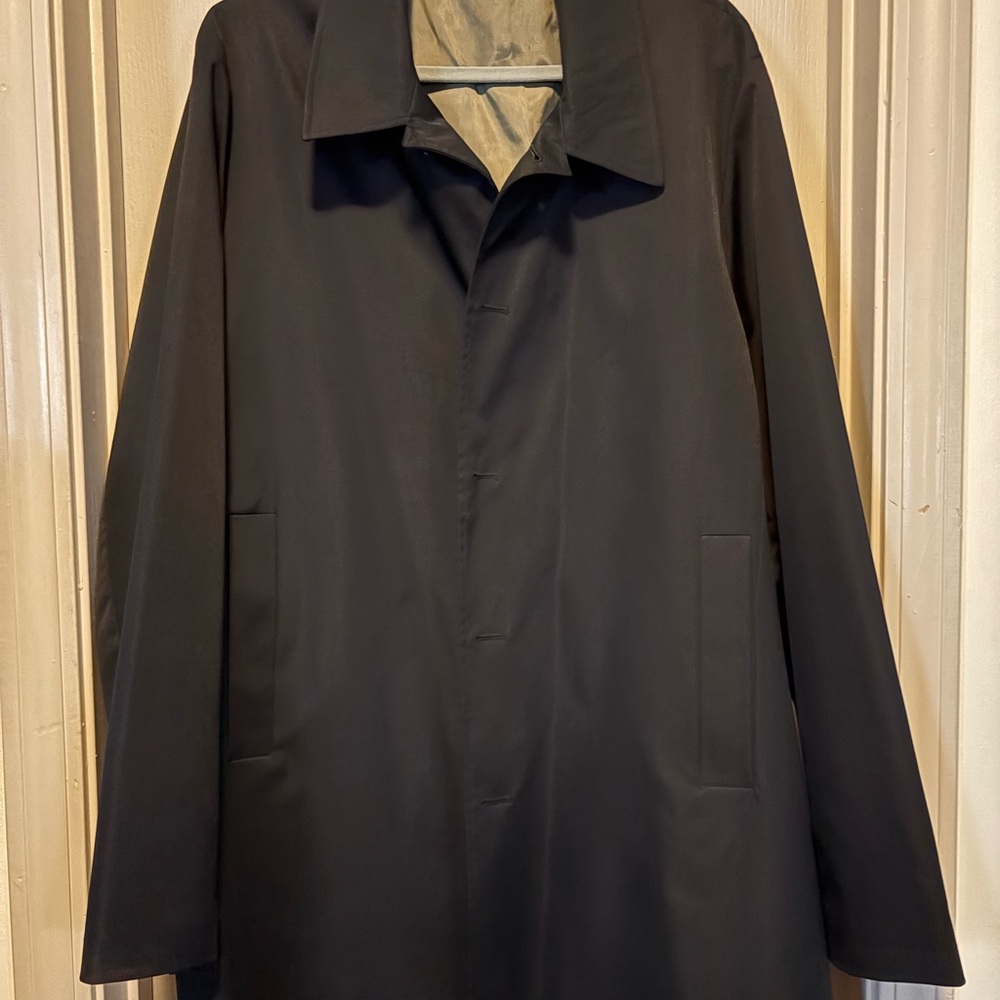 Men's Black Overcoat